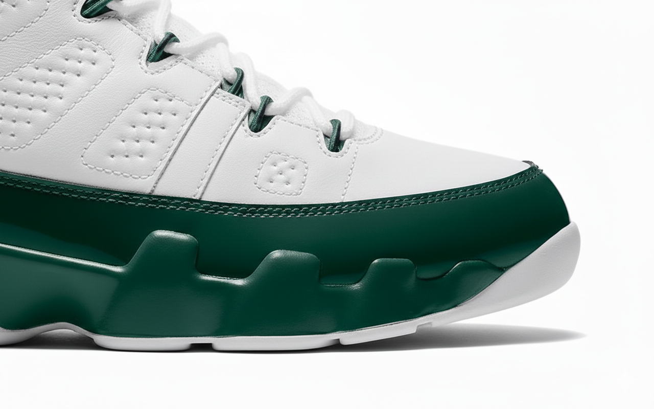 Air Jordan 9 Retro "White/Green "