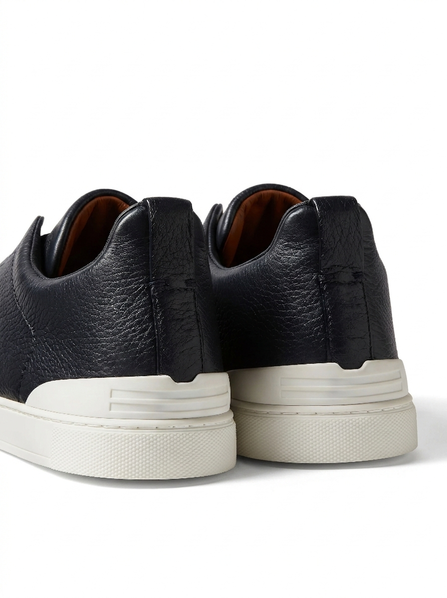 ZEGNA Triple Stitch "Black/White"
