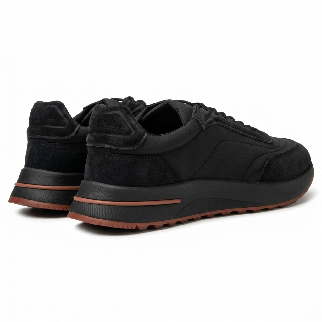 Loro Piano Sneakers"Black/Brown"