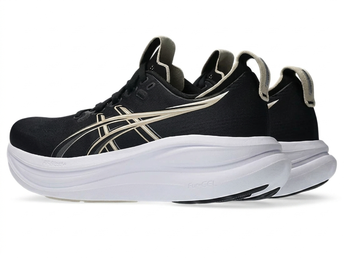ASICS GEL-NIMBUS 28 Running Shoes "Black/ Gold"
