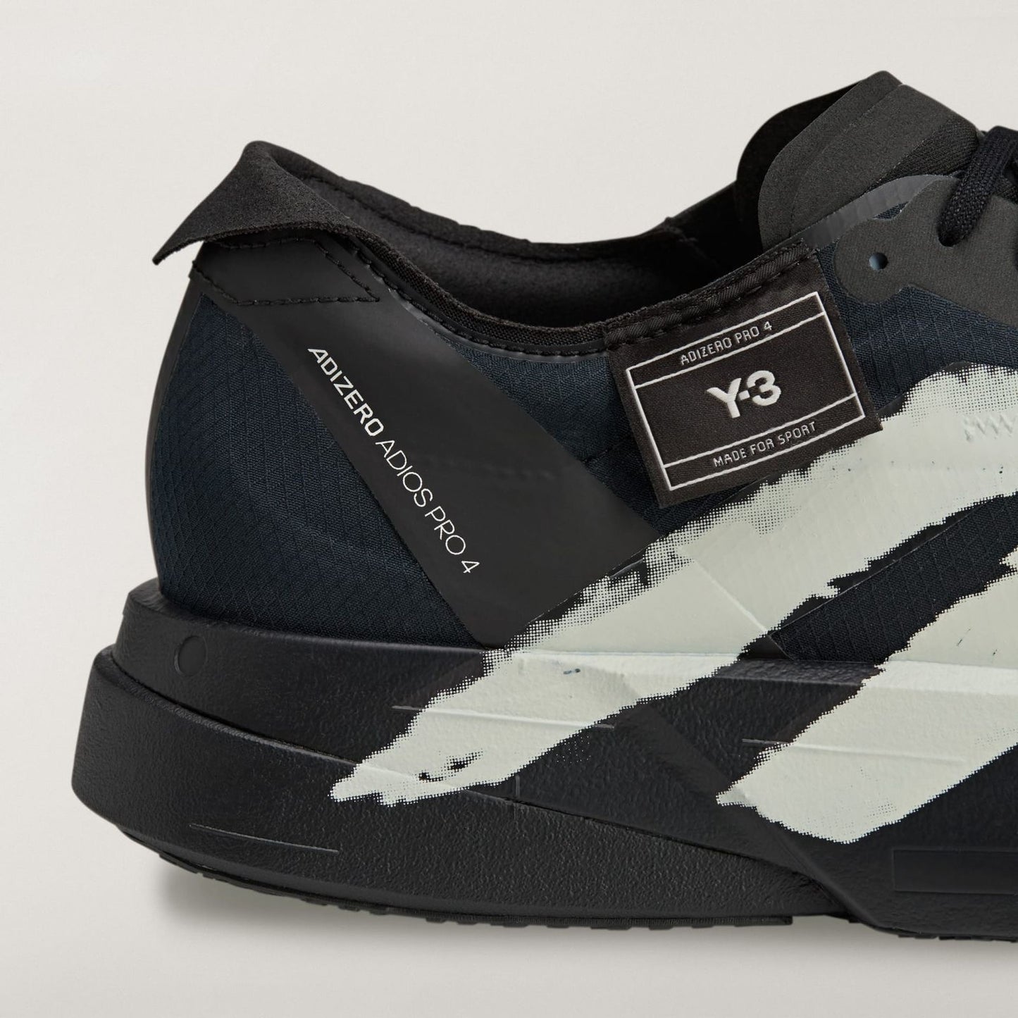 Adidas Y-3 Adizero Adios Pro 4 Black/Off White colorway