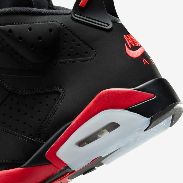 Air Jordan 6 Retro "Black with Red and Gray"