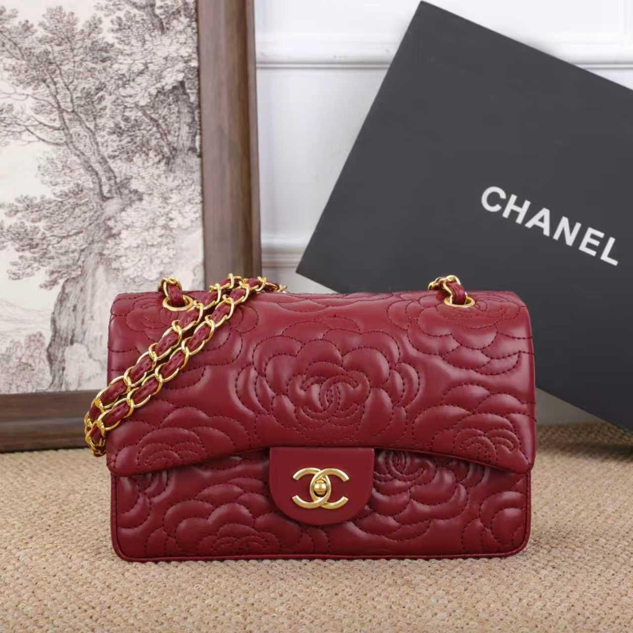 CHANEL Flap Bag "Mehroon"