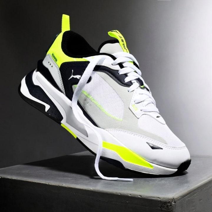 PUMA RS-Fast Limiter "White/Neon Yellow"