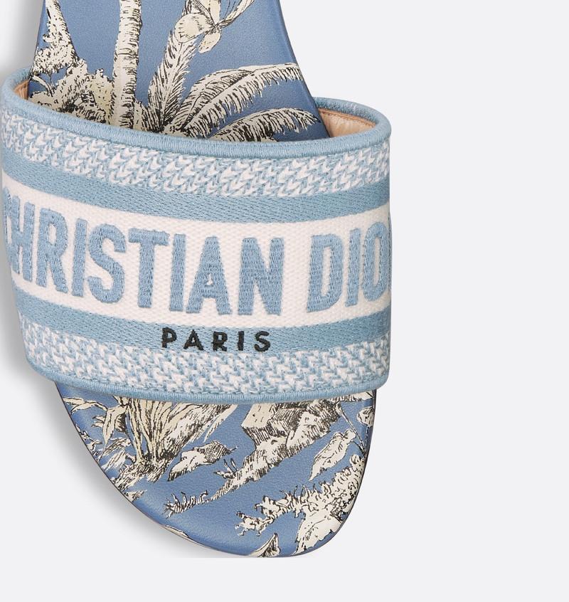 Christian Dior Dway Slides "Blue"
