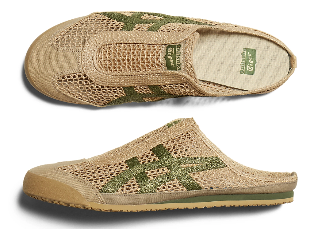 Onitsuka Tiger Mexico 66 Sabot "Beige/Green"