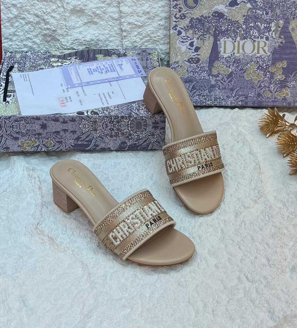Dior Dway Sandals "Beige"