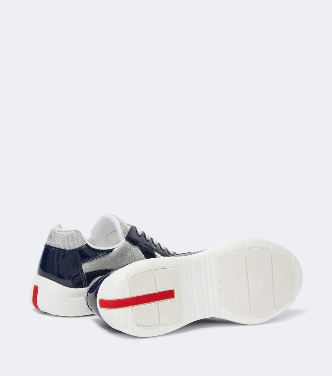 Prada America's Cup Sneakers "Blue/Silver"