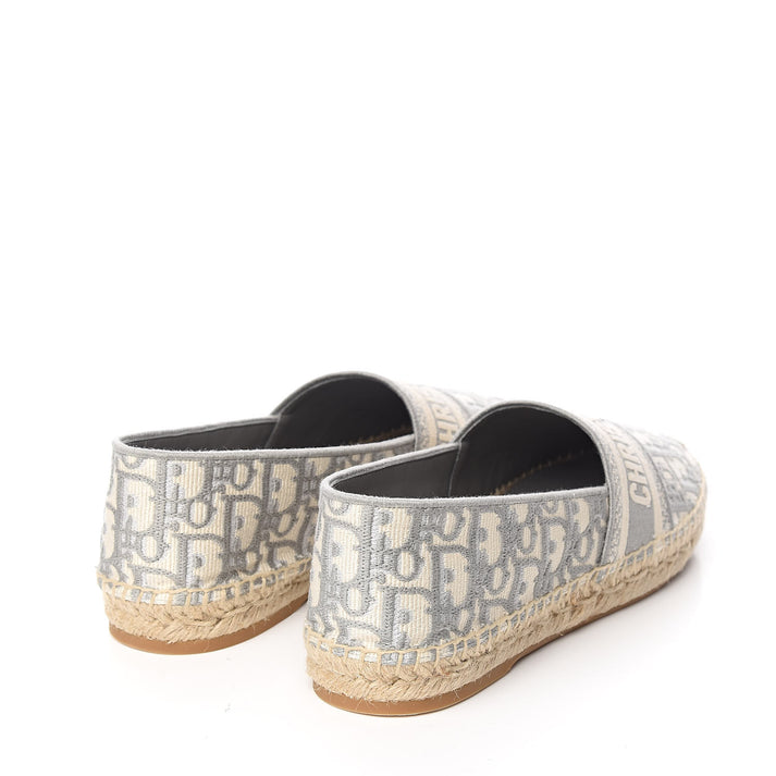 "Dior Oblique Granville Espadrilles – Gray"