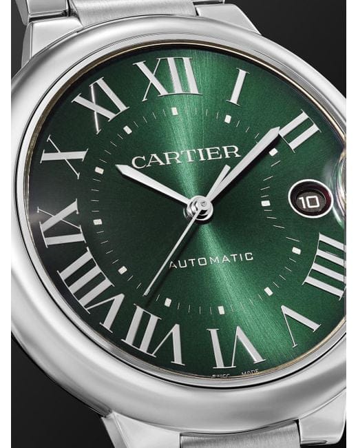 "Cartier Ballon Bleu Automatic – Steel/Green"