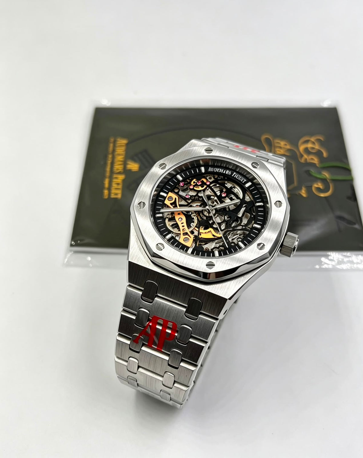 "Audemars Piguet Royal Oak Skeleton — Black Dial (steel)"