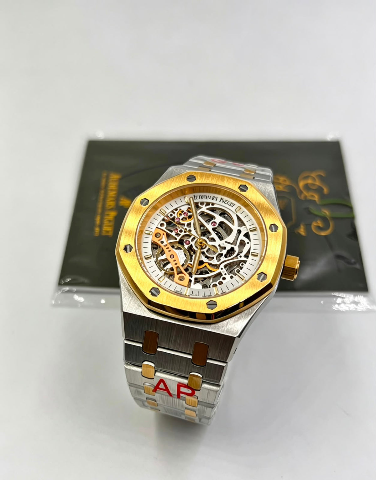 "Audemars Piguet Royal Oak Skeleton — Two-Tone Yellow Gold & Steel"