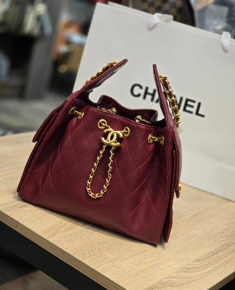 Chanel Gabrielle Hobo Bag "Burgundy"