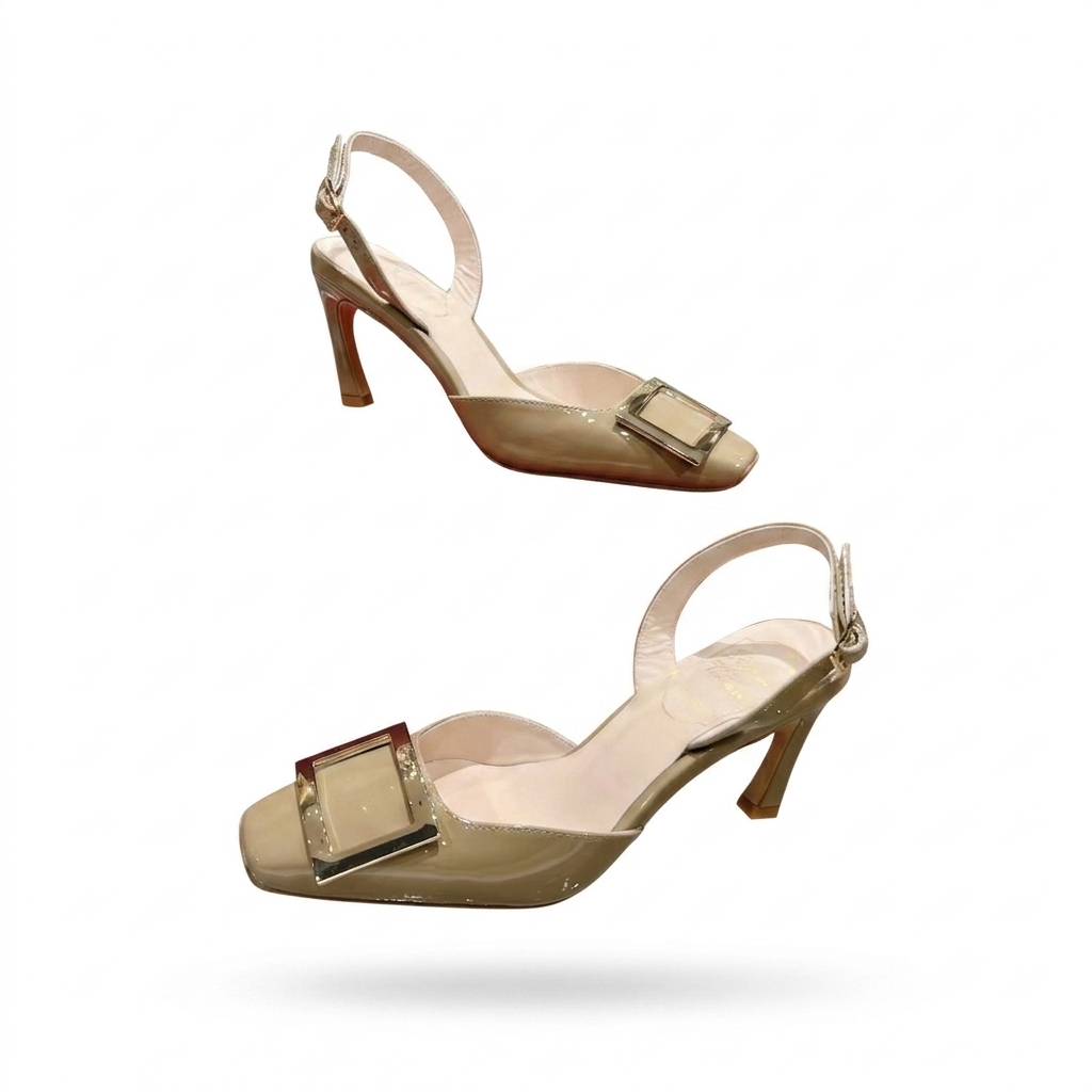 Roger Vivier Slingback Pumps-Classic–Nude