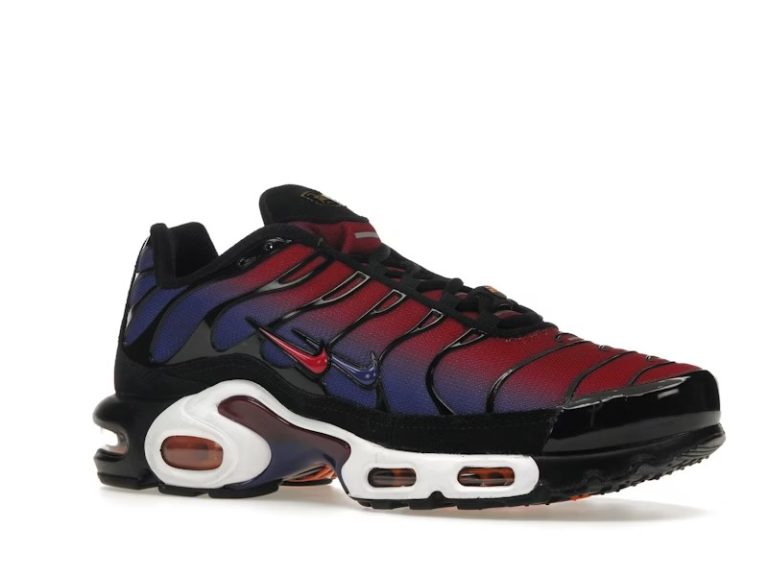 Nike Air Max Plus TN Sneakers – Blue Red Gradient Black Wave"