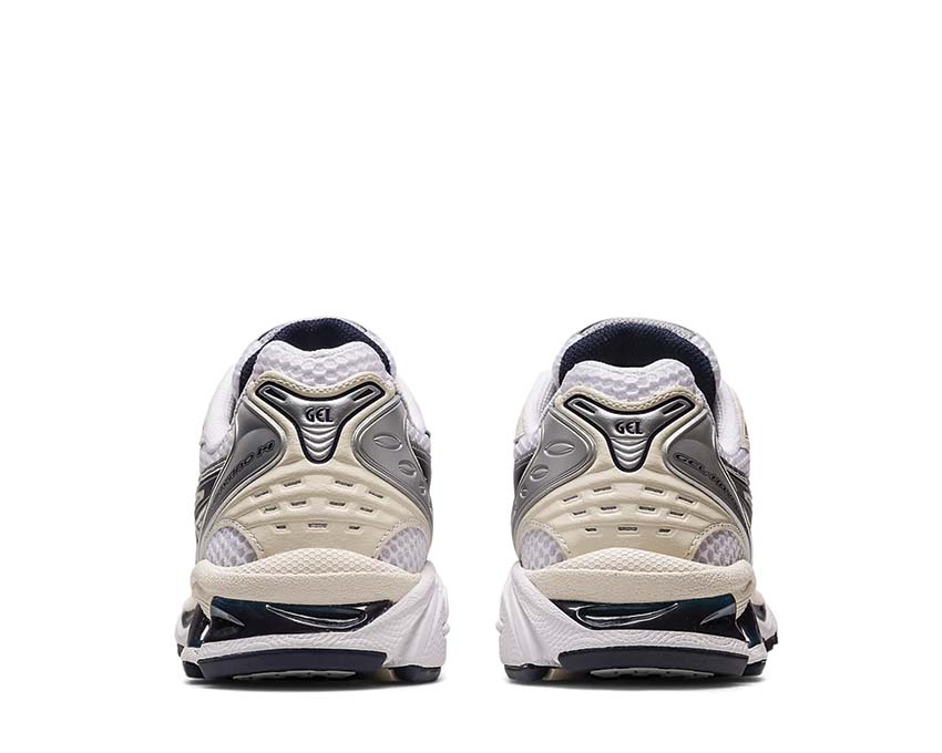 ASICS GEL-KAYANO 14 – White/Silver/Navy Sneakers