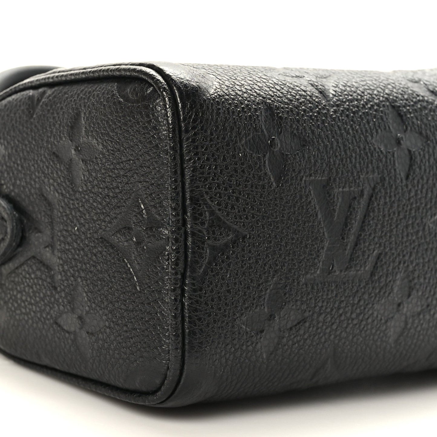 Louis Vuitton speedy-Inspired Black Monogram Satchel