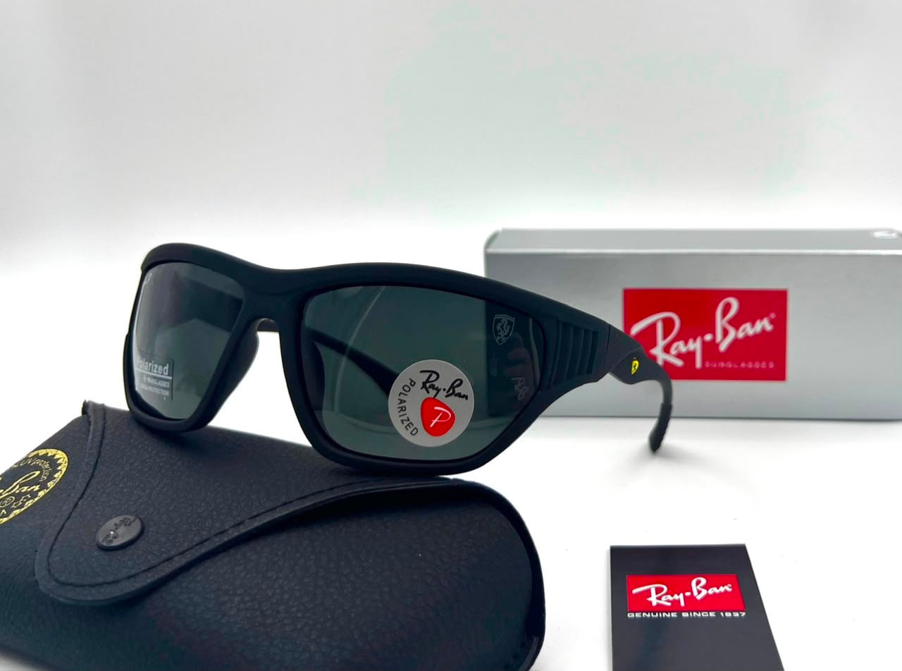 Ray-Ban x Scuderia Ferrari Matte Black Sunglasses