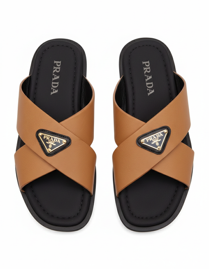 Parada Crisscross Men's Sandal Brown