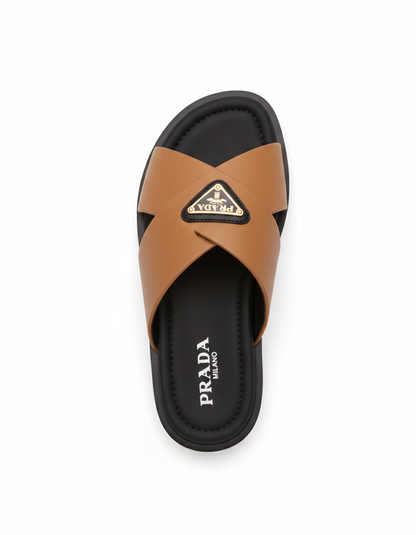 Parada Crisscross Men's Sandal Brown