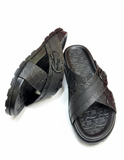 Salvatore Ferragamo Men's sandal black