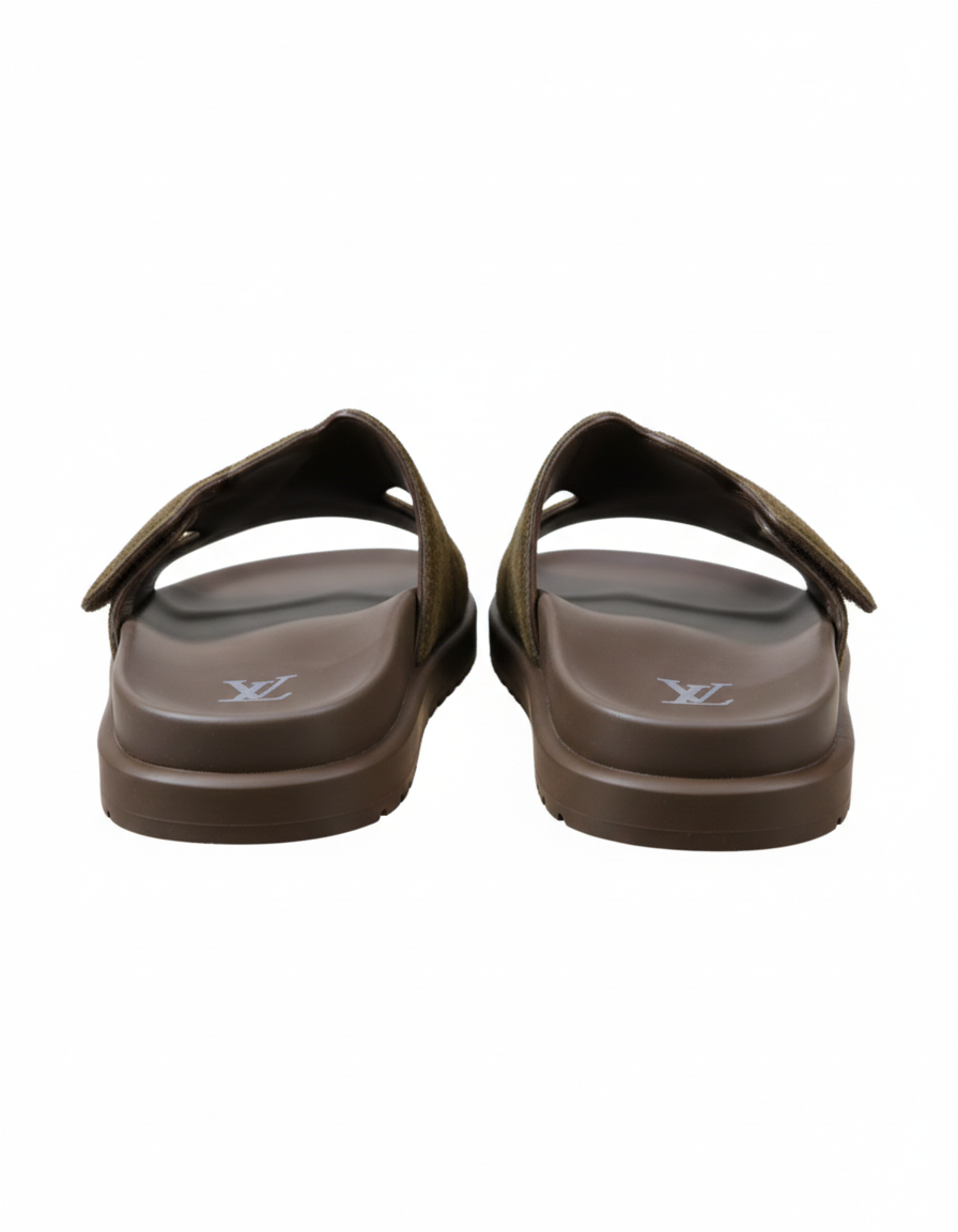 LV Oasis Mules Sandal olive Green