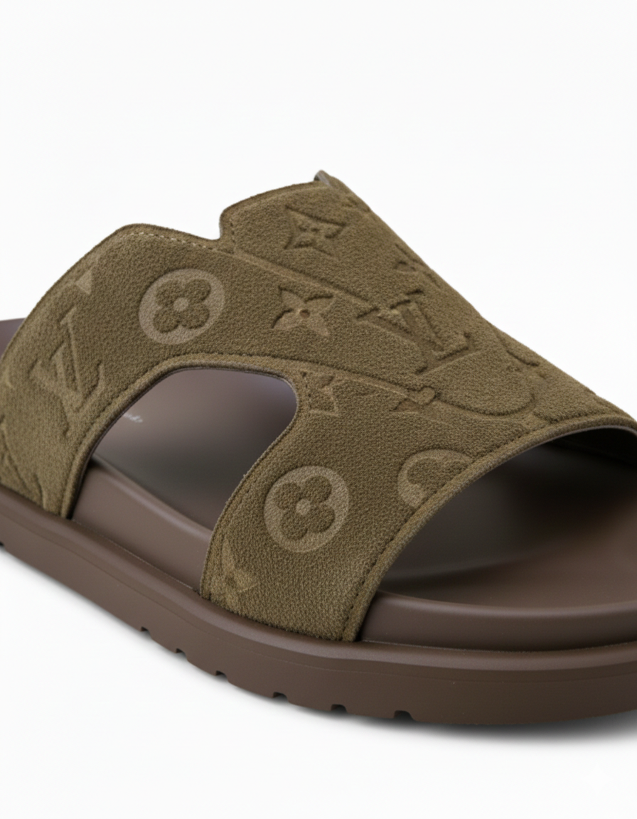 LV Oasis Mules Sandal olive Green