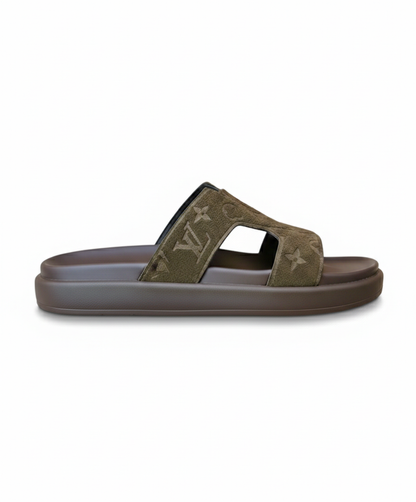 LV Oasis Mules Sandal olive Green