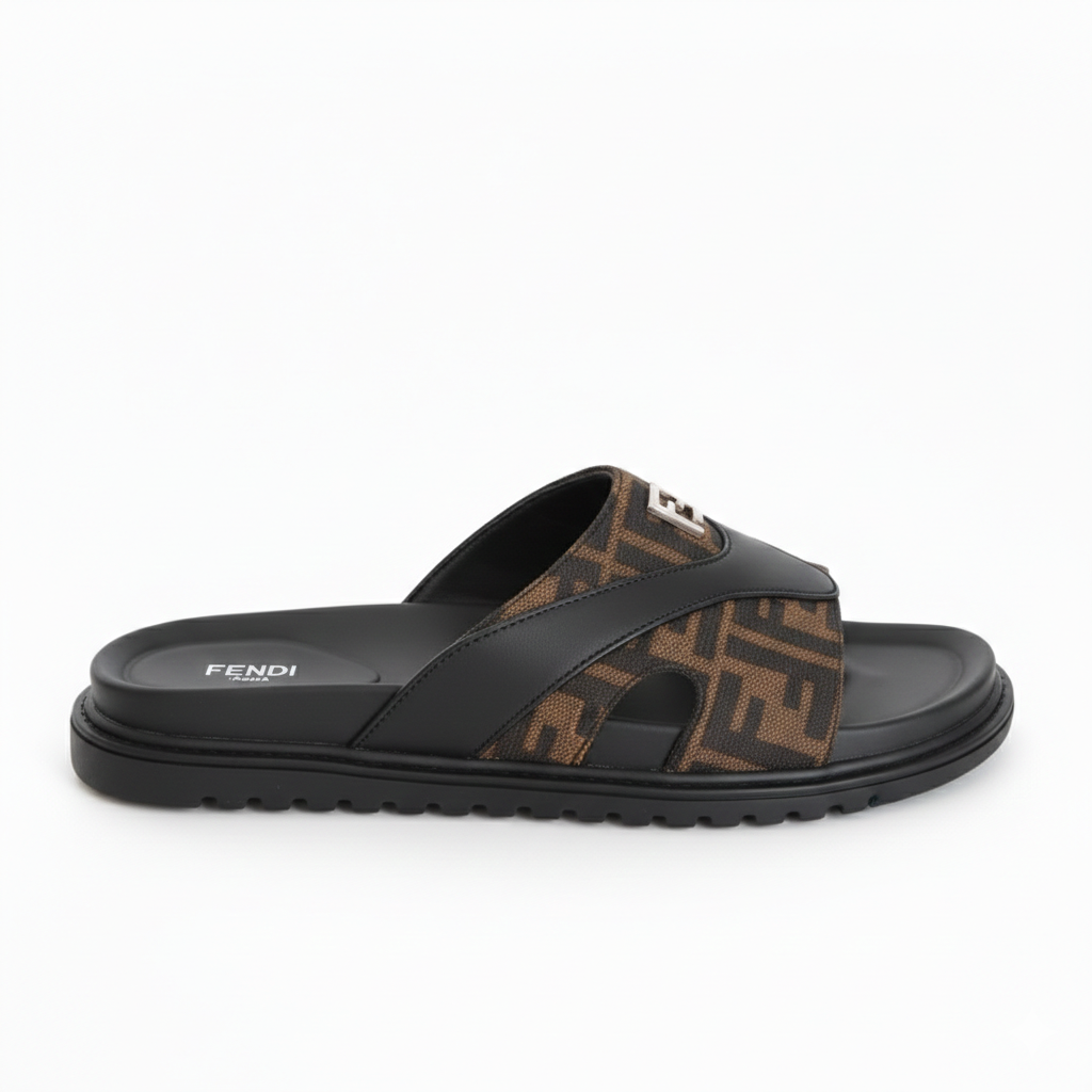 Fendi FF - Jacquard Sandal