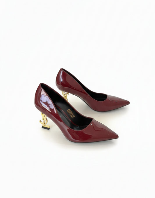 Saint Laurent Opyum Pumps Red