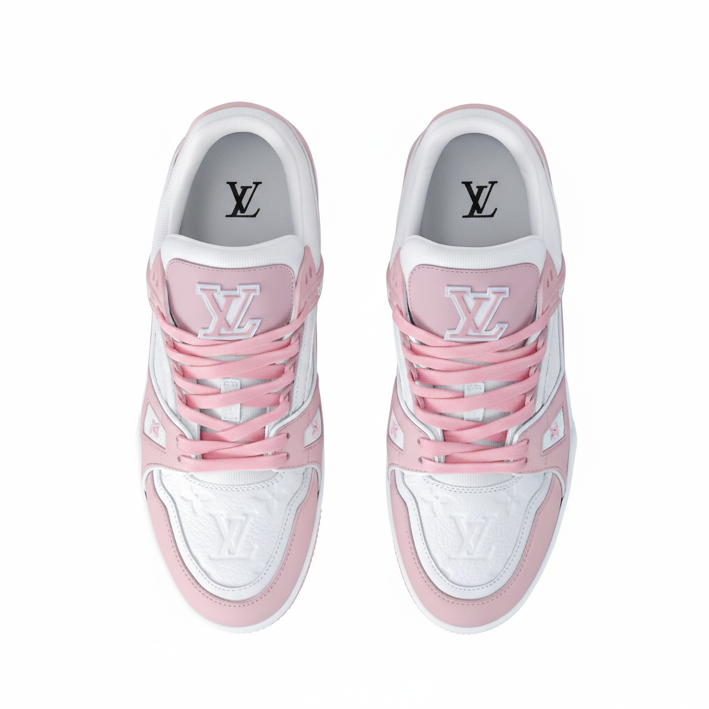 Louis Vuitton Trainer Sneaker "Pink / white"
