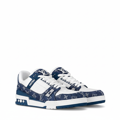 Louis Vuitton Trainer Sneaker "Blue/ White"