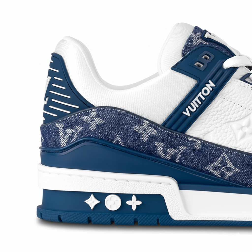 Louis Vuitton Trainer Sneaker "Blue/ White"