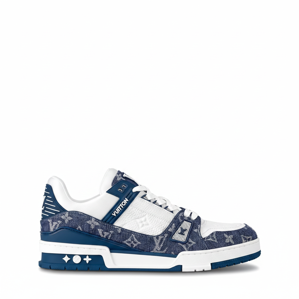 Louis Vuitton Trainer Sneaker "Blue/ White"