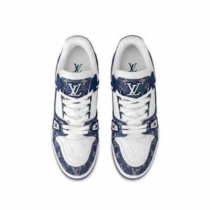 Louis Vuitton Trainer Sneaker "Blue/ White"