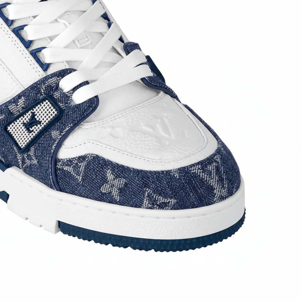 Louis Vuitton Trainer Sneaker "Blue/ White"
