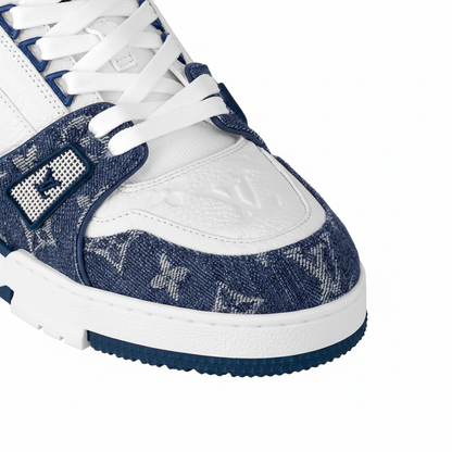 Louis Vuitton Trainer Sneaker "Blue/ White"