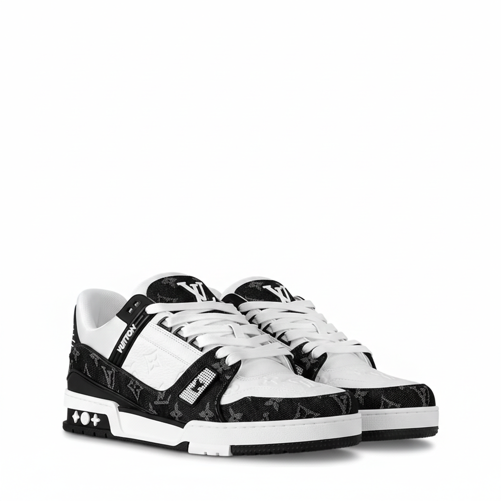 Louis Vuitton Trainer Sneaker "Black/White"