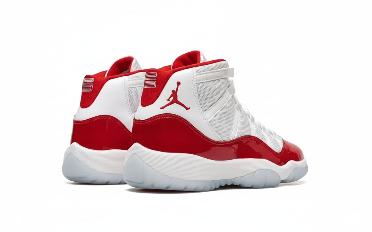 JORDAN 11 RETRO "Cherry Red / White"