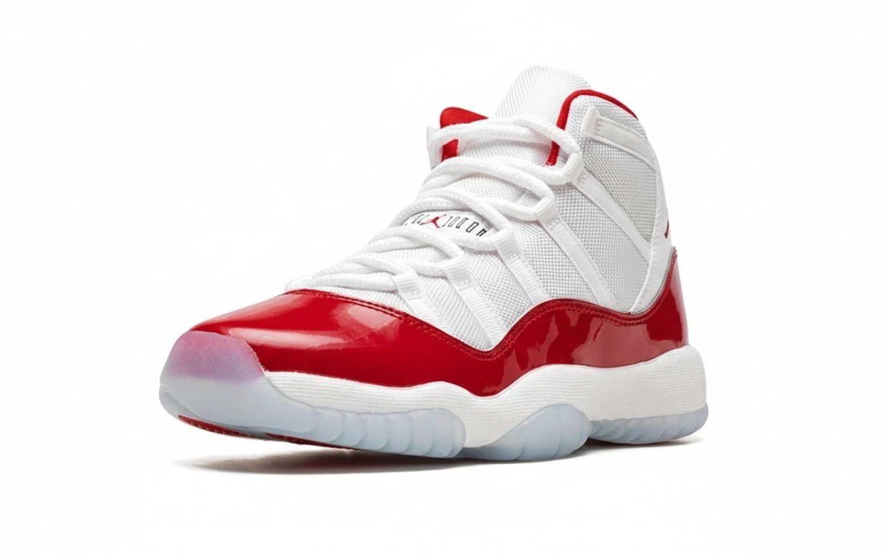JORDAN 11 RETRO "Cherry Red / White"