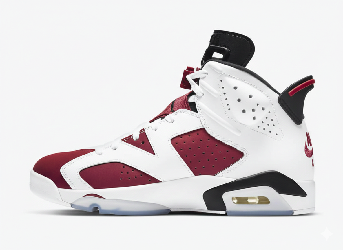 JORDAN 6 RETRO "Red/White"
