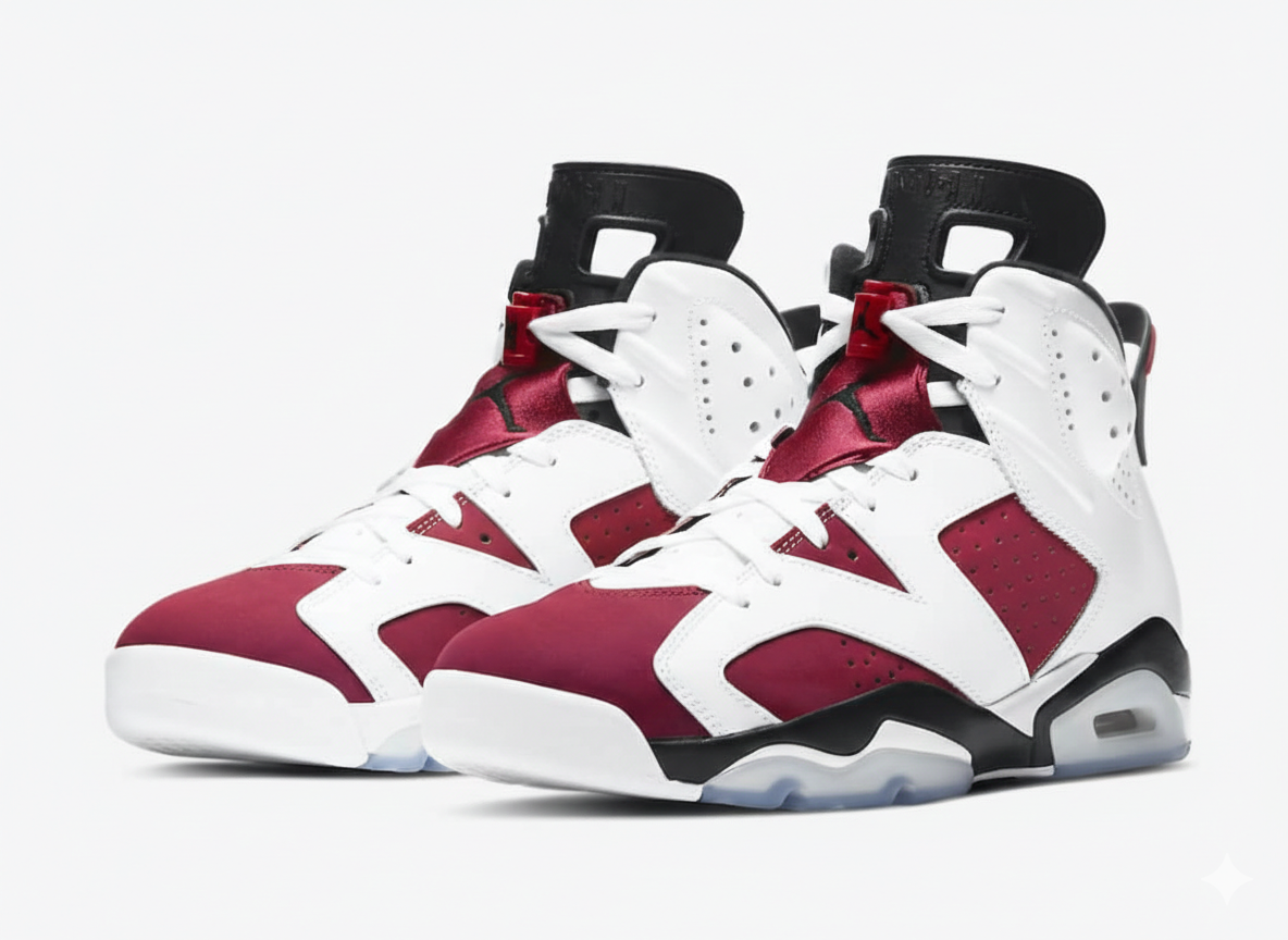 JORDAN 6 RETRO "Red/White"