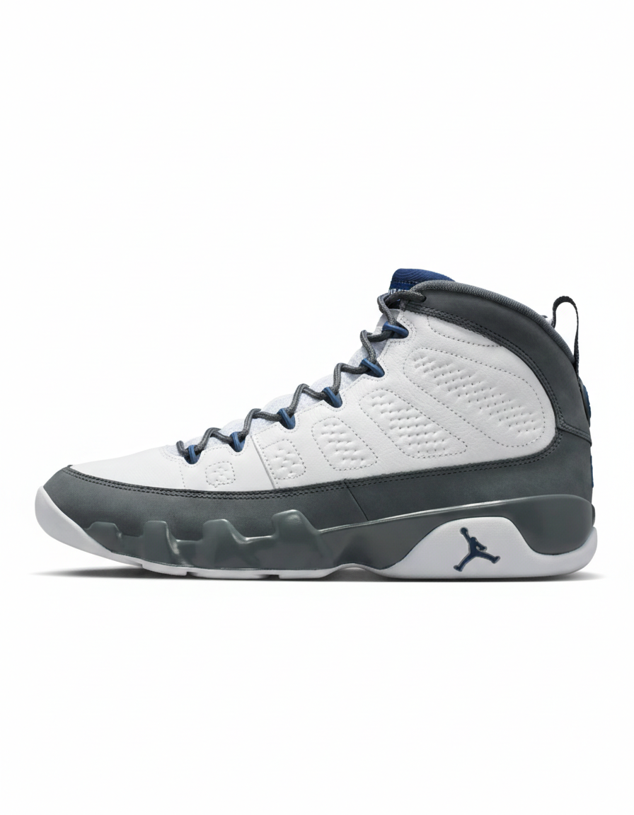 Air Jordan 9 Retro Boots White/Grey/Navy