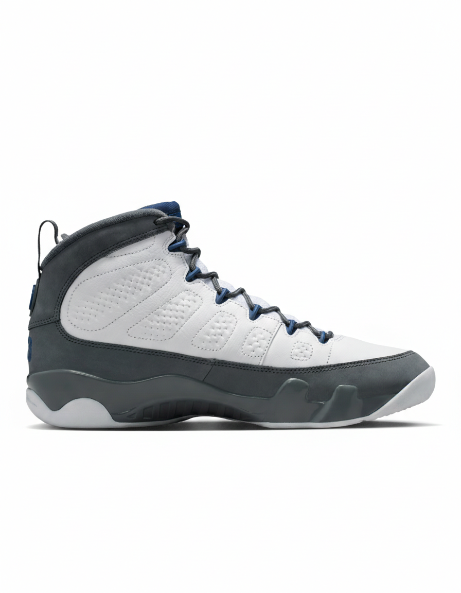 Air Jordan 9 Retro Boots White/Grey/Navy