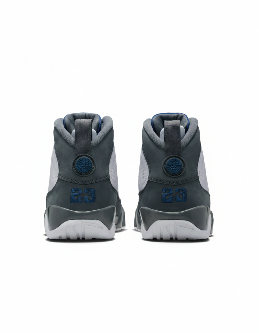 Air Jordan 9 Retro Boots White/Grey/Navy