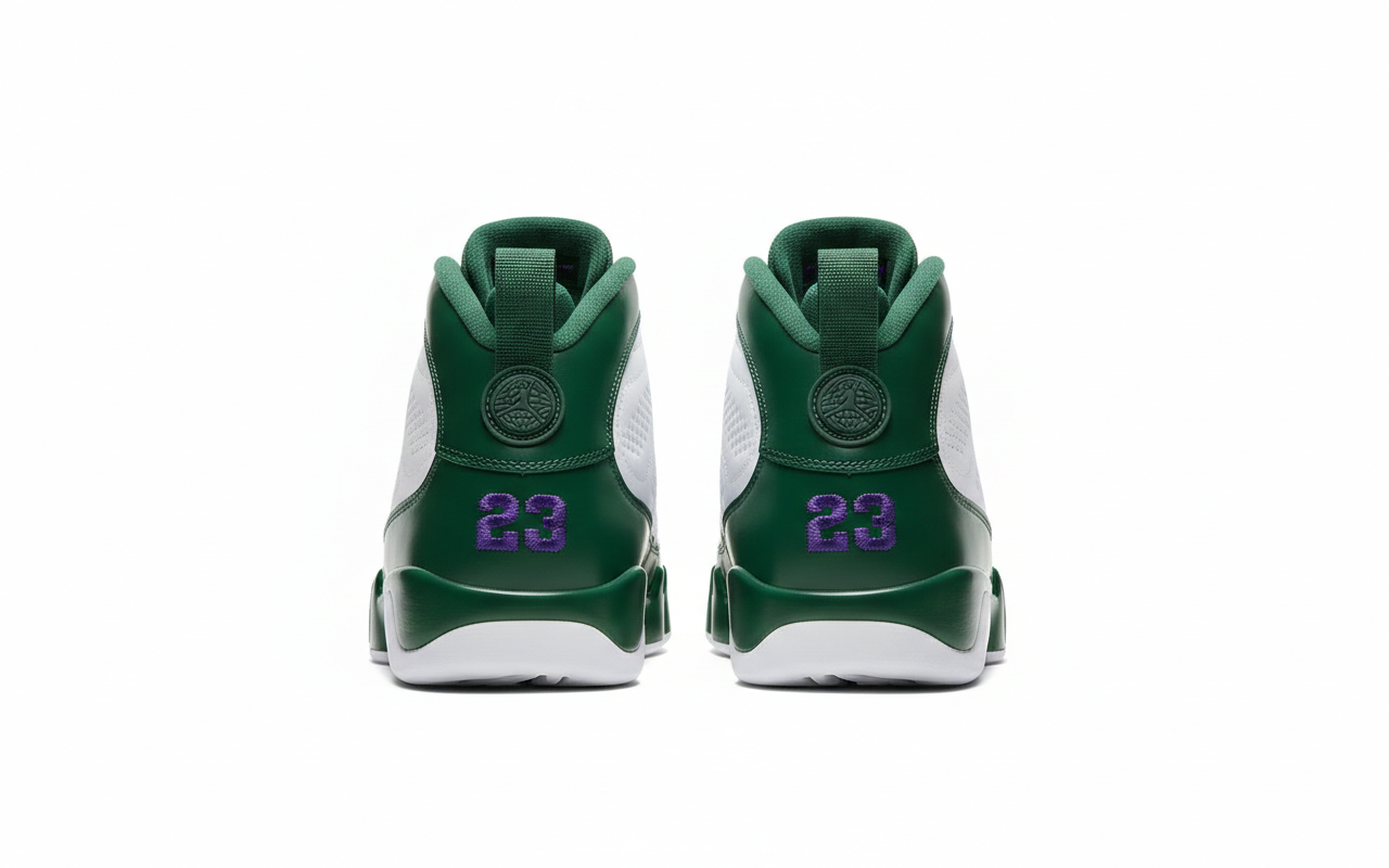 Air Jordan 9 Retro "White/Green "