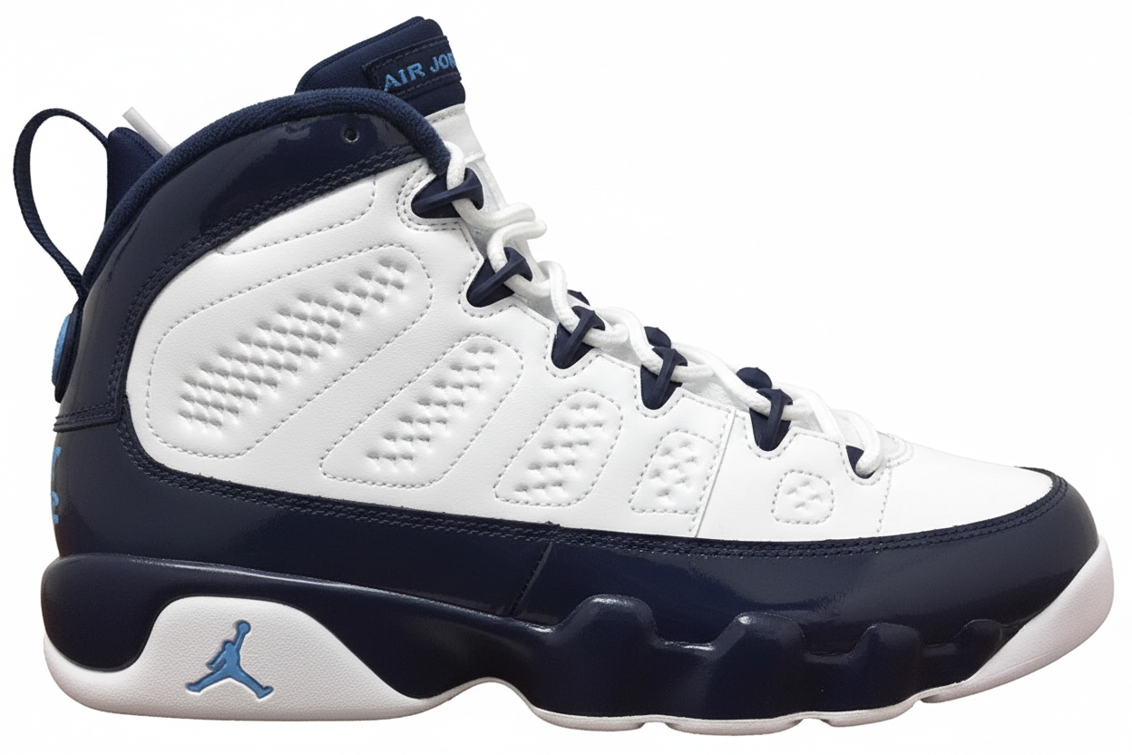 Air Jordan 9 Retro "White/Navy Blue"