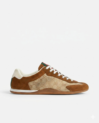 Gucci Shift Sneakers "Beige/Brown/White"