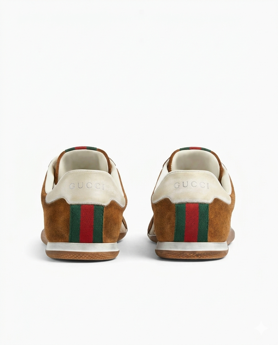 Gucci Shift Sneakers "Beige/Brown/White"