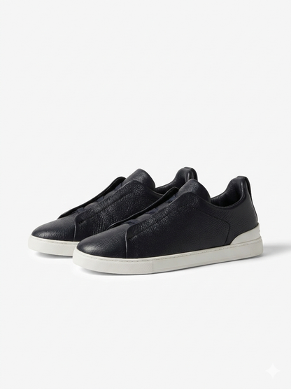 ZEGNA Triple Stitch "Black/White"